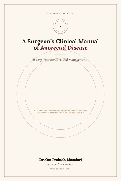 A Surgeon's Clinical Manual of Anorectal Disease — cover